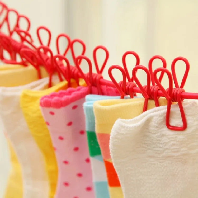Clip&hang portable clothesline