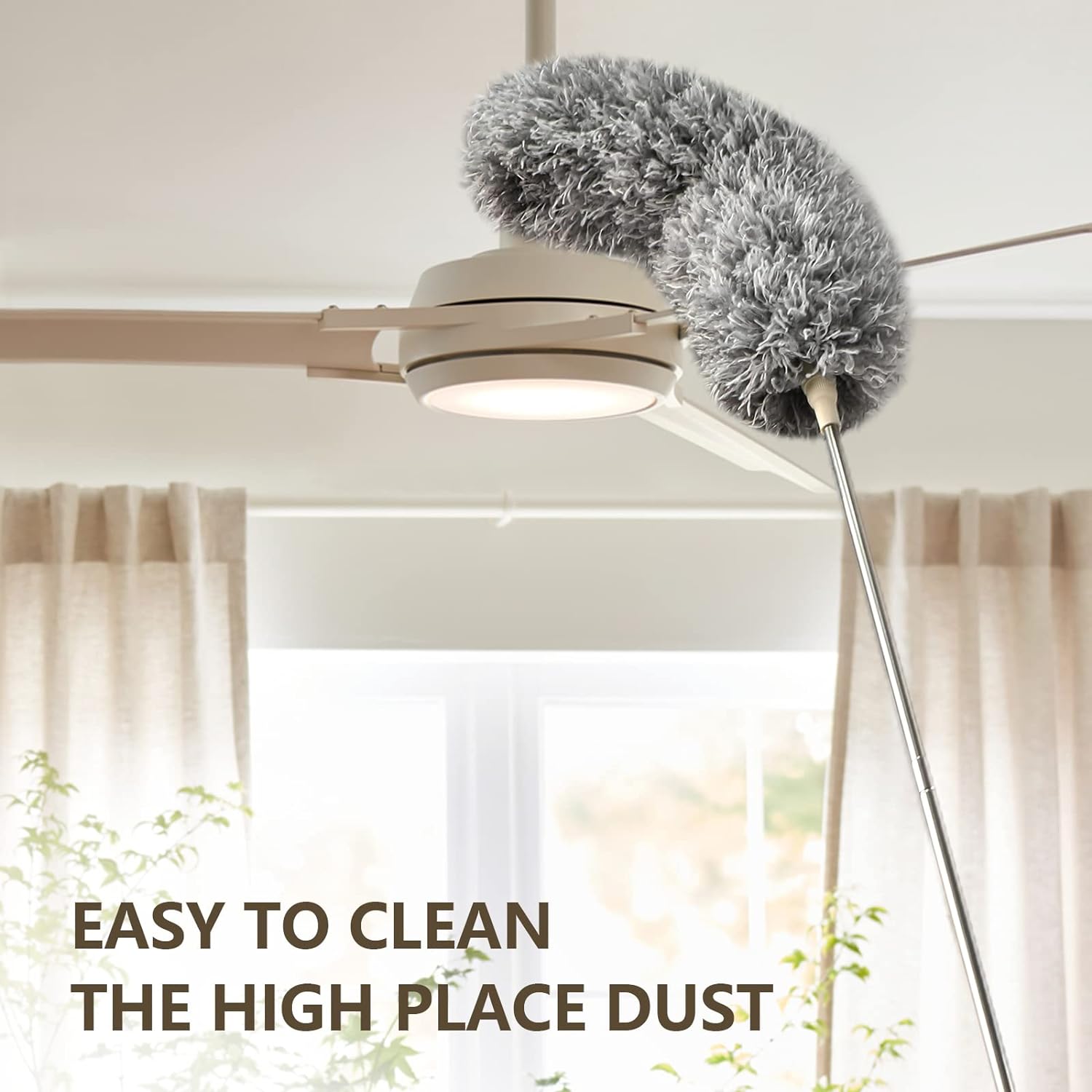 Grey Flexible Microfiber Duster