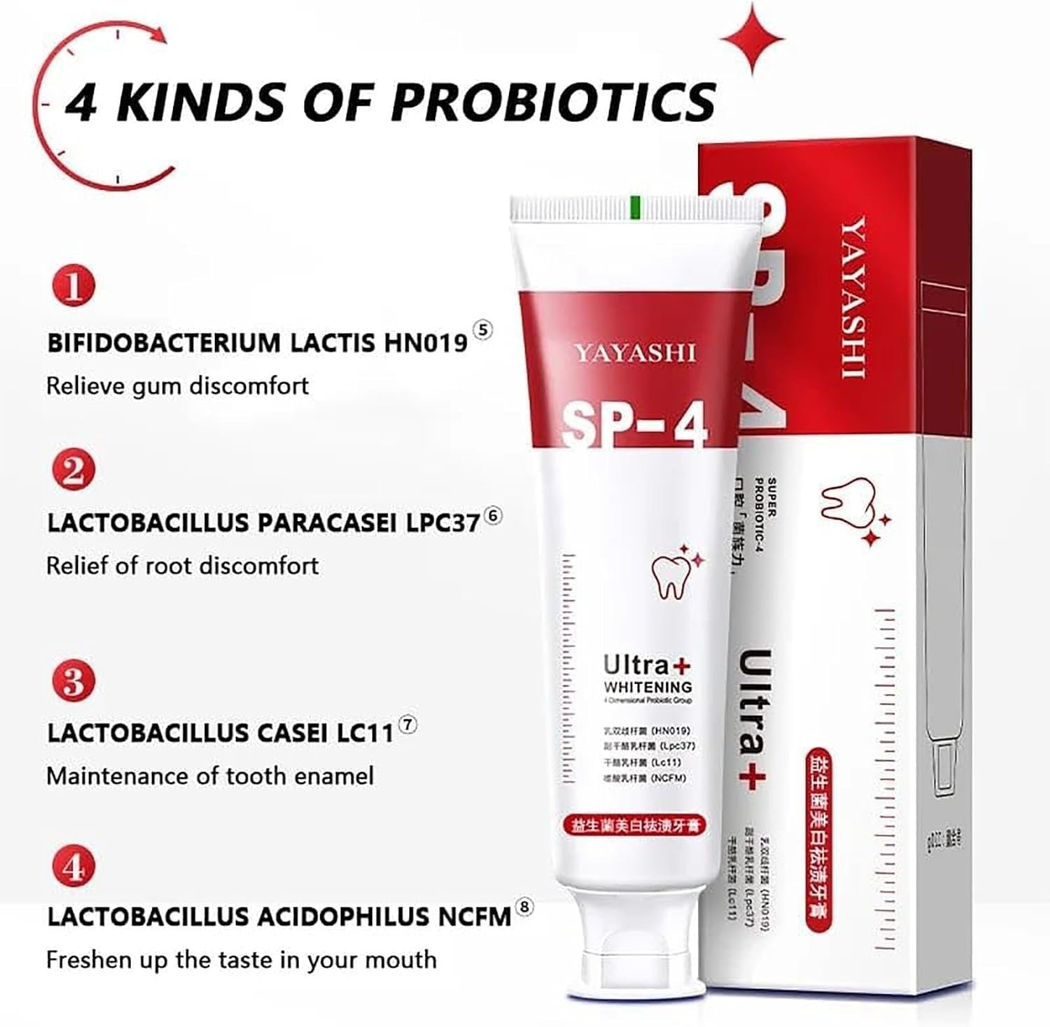 yayashi sp-4 ultra whitening toothpaste